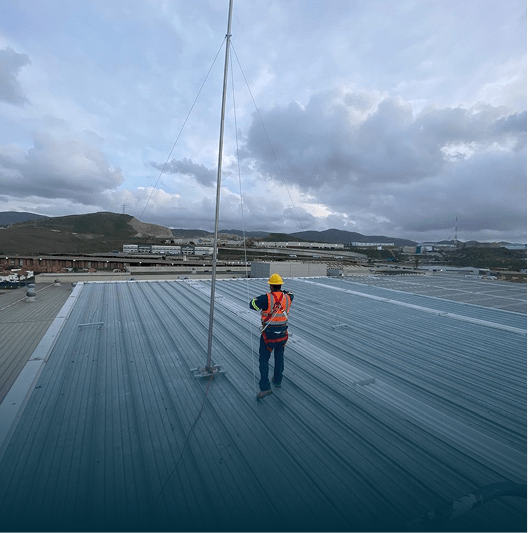 Instalación de pararrayos