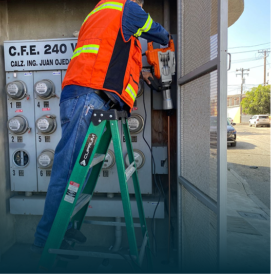 Instalación de tierra física
