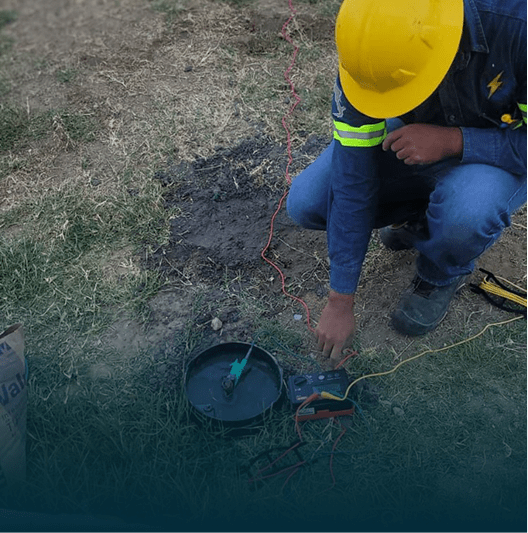 Medición de tierra física