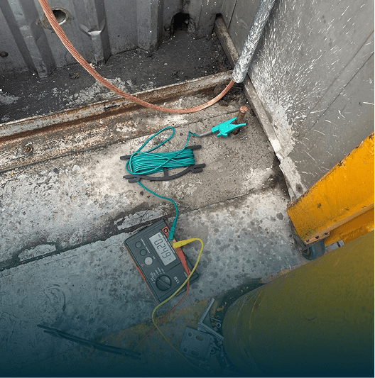 Medición de tierra física